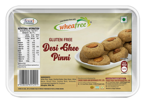 Gluten Free Desi Ghee Pinni- 200g