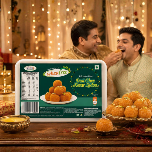 Gluten Free Desi Ghee Kesar Ladoo (300g)