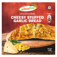 Gluten Free Chesse Stuffed Garlic Bread – Eggless - 1Pc