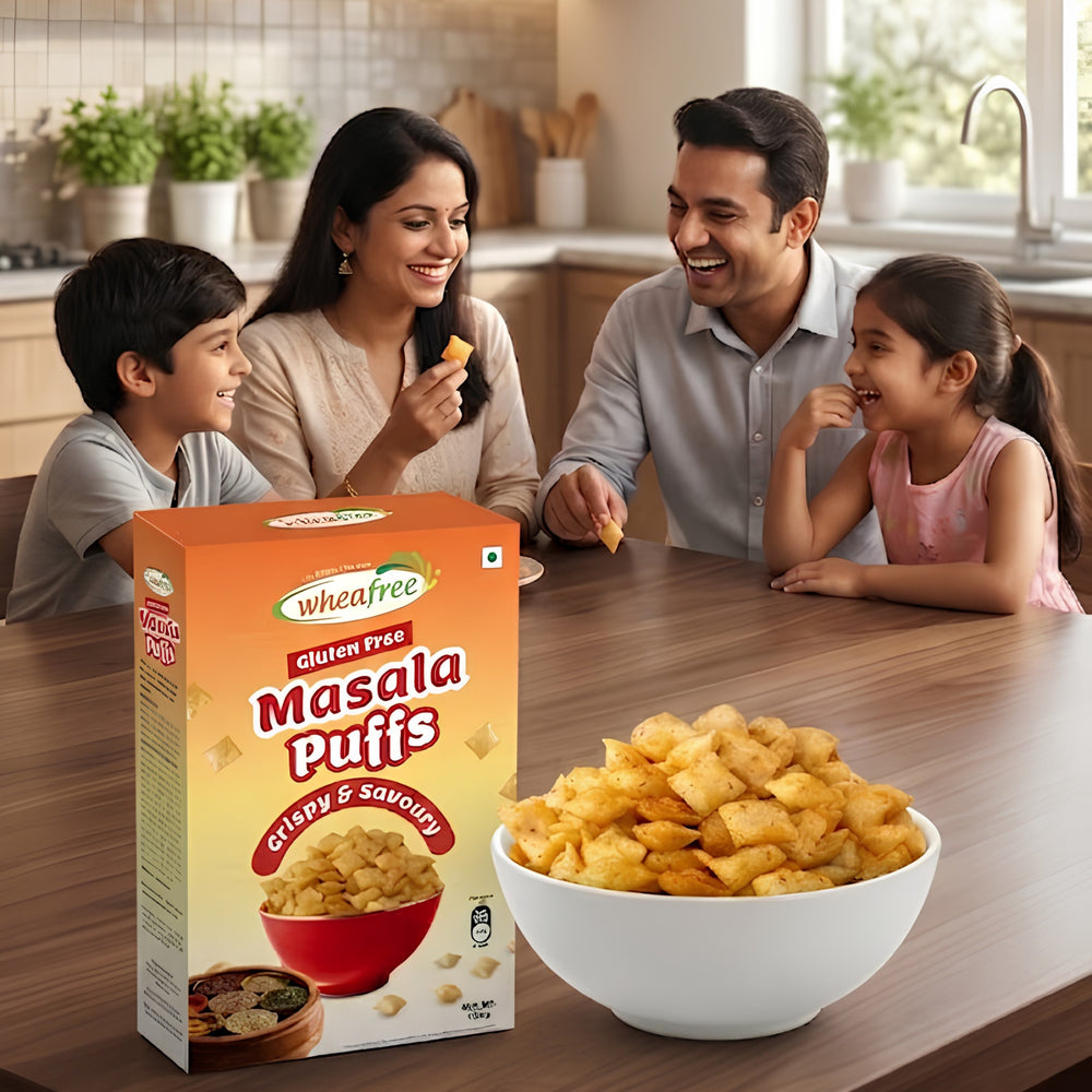 Gluten Free Masala Puffs (180g)
