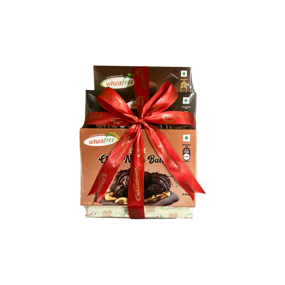 Wheafree Gluten-Free Choco Balls Combo|Choco Nutty Balls,Spongy Balls and Cake Balls| A Trio of Delicious Treats|pack of 3