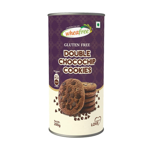 Wheafree Gluten Free Jaggery Millet , Tutti Frutti Cookies and Double Chocochip (200g) Combo Pack | Premium Handmade Cookies