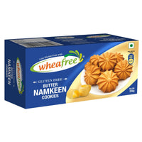 Wheafree Gluten Free Butter Cookies Combo Namkeen+  Sweet + Kaju(200g) | No Maida | Best Tea Time Snacks | Vegetarian