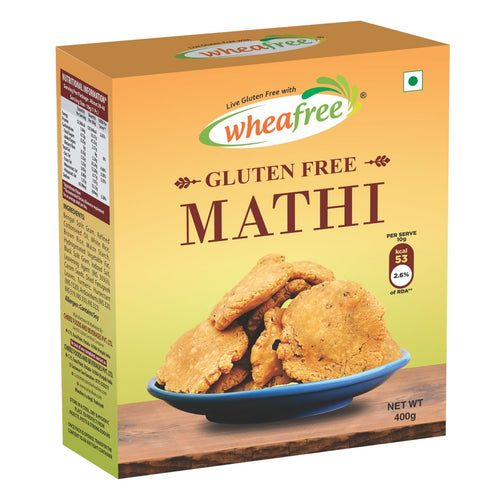 Wheafree Gluten Free Namakpara , Mathi , Namkeen Mixture  and Bikaneri Bhujia (400g) Each Combo Pack | Tasty Crispy & Crunchy Savory Snacks | Tangy & Spicy Flavour | Best Snacks for Tea/Coffee