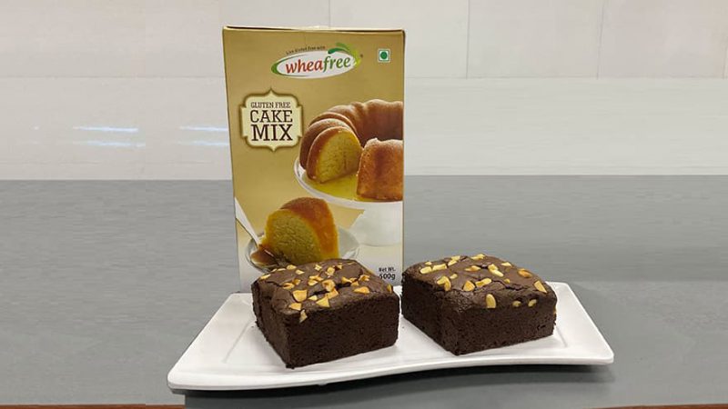 Gluten Free Brownies | Eggless Brownies | Fudgy Chocolate Brownies