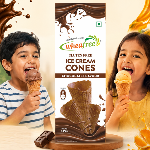 Gluten-Free Ice Cream Cones 4pcs