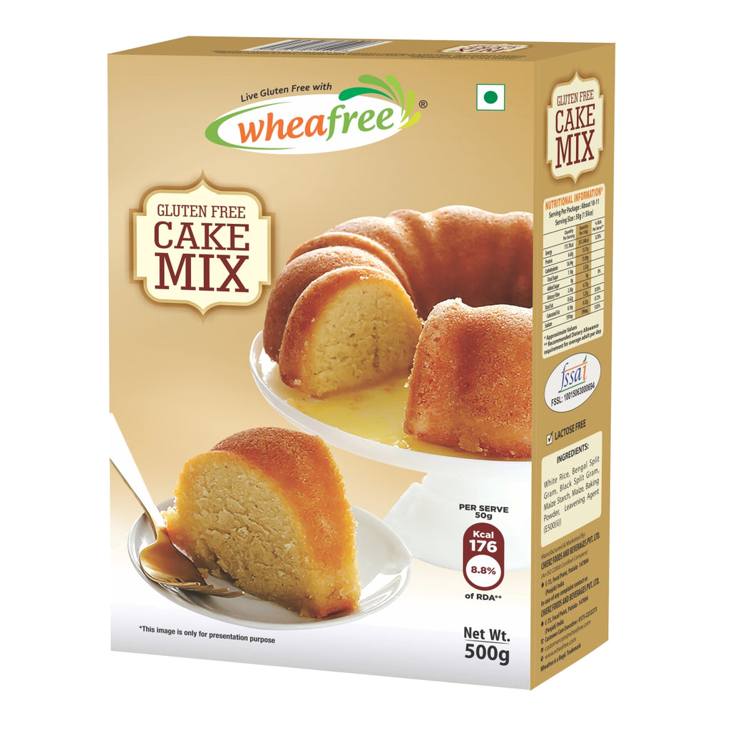 Gluten Free Cake Mix 500g Wheafree Gluten Free Products