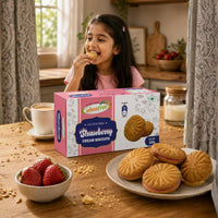 Gluten Free Strawberry Cream Biscuits- 200g