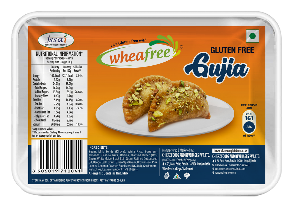 Gluten Free Gujia- 4Pcs