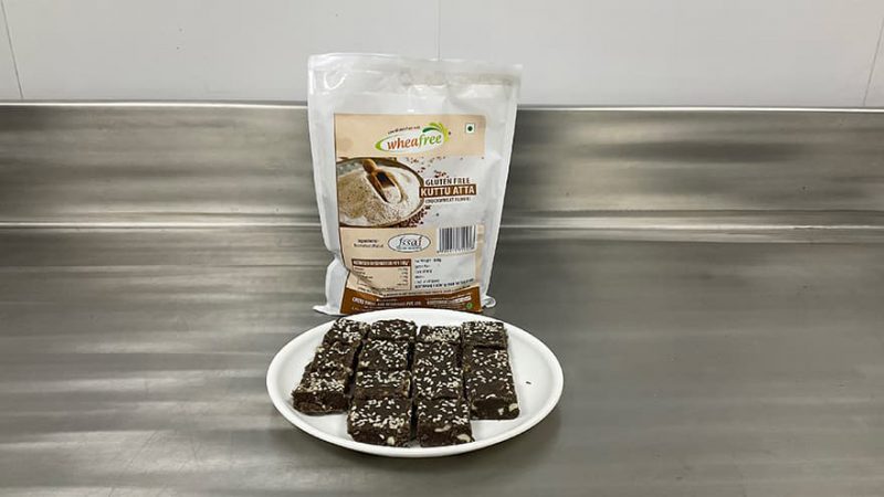 Gluten Free Barfi using Kuttu Atta (Buckwheat Flour) | Navratras Special Recipe