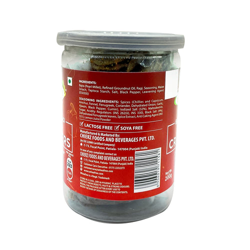 Gluten Free Bajra & Ragi Mini Crackers – Baked Not Fried-200g