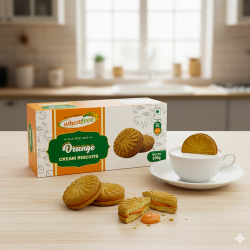 Gluten Free Orange Cream Biscuits