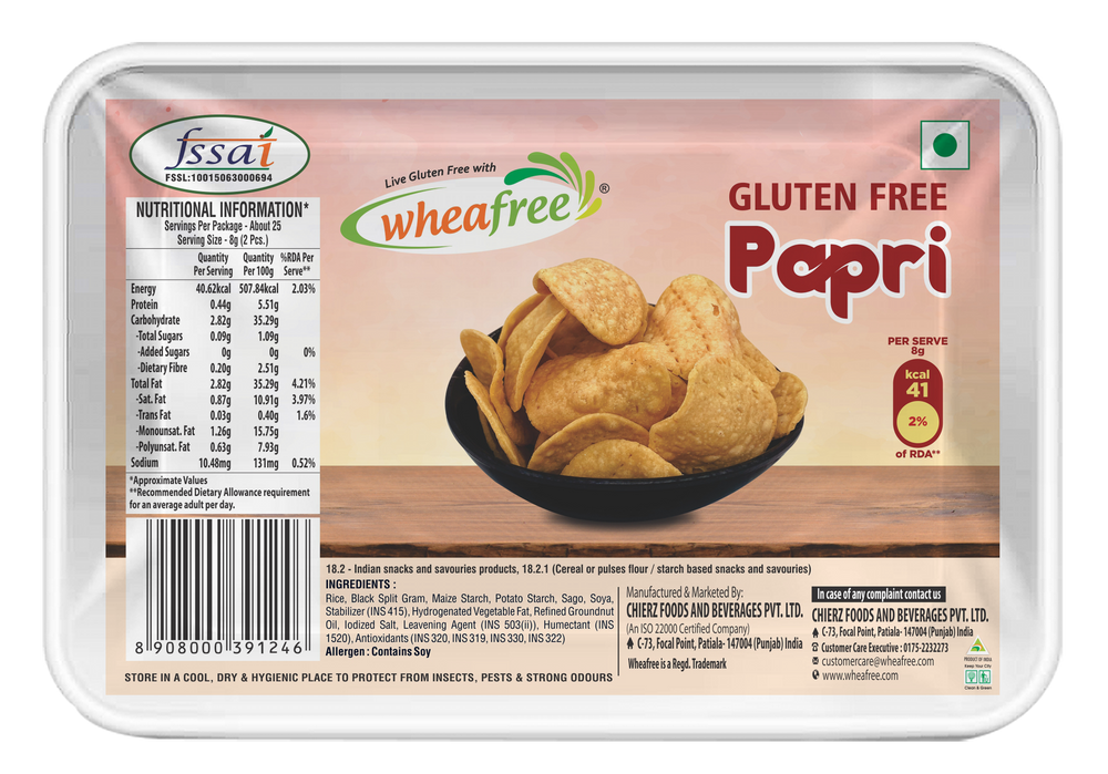 Gluten Free Papri- 200g
