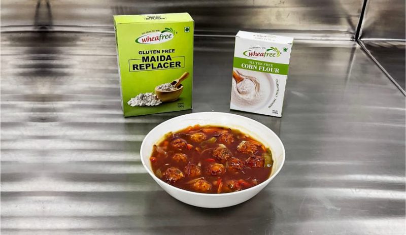 Gluten Free Veg Manchurian Gravy & Veg Manchurian