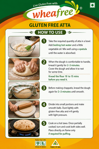 Gluten Free Multigrain Flour |  Soya Free | Lactose Free | Easy to Digest | Suitable for Celiacs | Tasty | Vegetarian