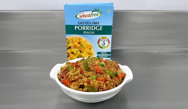 Chinese Style Porridge Upma – using Gluten Free Porridge