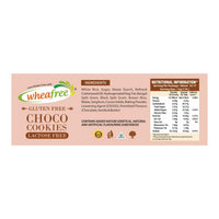 Wheafree Gluten Free Choco Cookies (Pack of 3 x 200g each) | Lactose Free | No Maida | Best Tea Time Snacks | 100% Vegetarian Chocolate Flavoured Cookies
