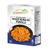 Wheafree Gluten Free Multigrain Fusilli (250g), Rice Maize Penne Pasta (250g) and Macaroni (300g) Combo Pack | No Trans Fat | No Cholesterol | No Maida