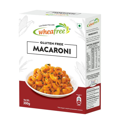 Wheafree Gluten Free Multigrain Fusilli (250g), Rice Maize Penne Pasta (250g) and Macaroni (300g) Combo Pack | No Trans Fat | No Cholesterol | No Maida