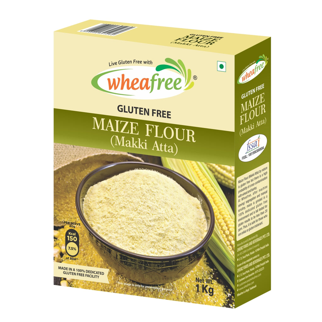 Gluten Free Maize Flour Makki Atta  20Kg – Wheafree   Gluten Free ...