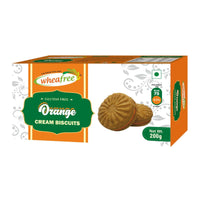 Wheafree Gluten Free Cream Biscuits Combo 600g (Strawberry, Orange, Coco Vanilla) Certified Gluten Free (Pack of 3*200g Each)