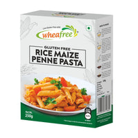 Wheafree Gluten Free Multigrain Fusilli (250g), Rice Maize Penne Pasta (250g) and Macaroni (300g) Combo Pack | No Trans Fat | No Cholesterol | No Maida