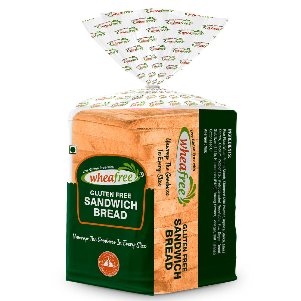 Gluten Free Sandwich Bread (Eggless) (500g)
