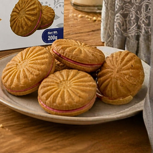 Gluten Free Strawberry Cream Biscuits- 200g
